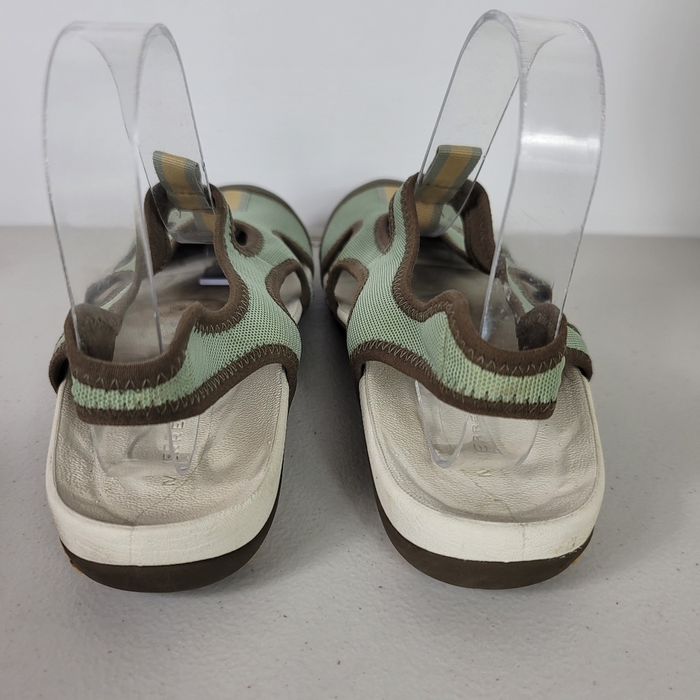 Merrell Sol Olive Womens Green Walking Slip on Open Heel Sandals Shoes Sz 7 - Picture 4 of 8